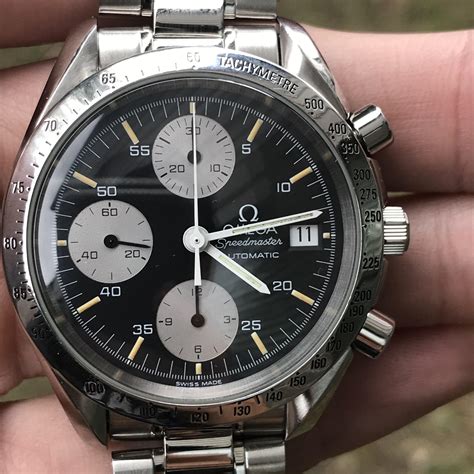 omega speedmaster date panda thickness